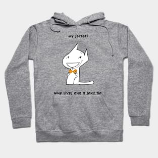 Nine lives and a sexy tie. Hoodie